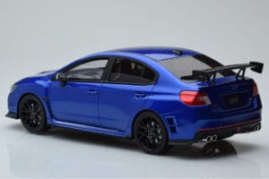 Subaru Impreza WRX STI Nurburgring Challenge Package Niebieski Kyosho 1:18 KSR18021BL Żywica — zdjęcie 4 z 5