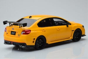 Subaru Impreza WRX STI Nurburgring Challenge Package Żółty Kyosho 1:18 KSR18021Y Żywica — zdjęcie 2 z 5