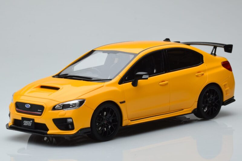 Subaru Impreza WRX STI Nurburgring Challenge Package Żółty Kyosho 1:18 KSR18021Y Żywica