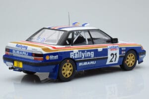Subaru Legacy RS #21 C. McRae / D. Ringer RAC Rally 1991 IXO 1:18 18RMC080B Metal — zdjęcie 2 z 6