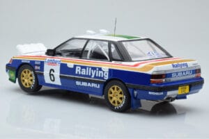 Subaru Legacy RS Night Version #6 M. Alen / I. Kivimaki RAC Rally 1991 IXO 1:18 18RMC080A Metal — zdjęcie 5 z 6