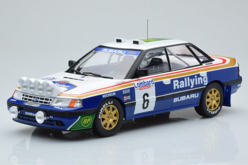 Subaru Legacy RS Night Version #6 M. Alen / I. Kivimaki RAC Rally 1991 IXO 1:18 18RMC080A Metal