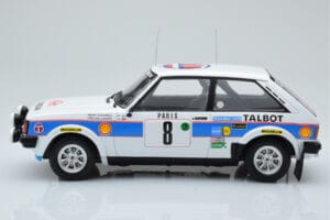 Talbot Sunbeam Lotus Night Version #8 H. Toivonen / P. White Rally Monte Carlo 1981 IXO 1:18 18RMC095B Metal — zdjęcie 3 z 6