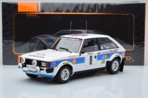 Talbot Sunbeam Lotus Night Version #8 H. Toivonen / P. White Rally Monte Carlo 1981 IXO 1:18 18RMC095B Metal — zdjęcie 6 z 6