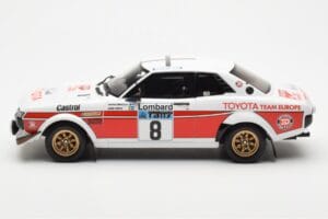 Toyota Celica 2000 GT RA21 #8 H. Mikkola / A. Hertz Lombard RAC Rally 1977 Otto 1:18 OT1044 Żywica — zdjęcie 3 z 6