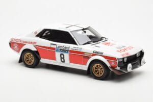 Toyota Celica 2000 GT RA21 #8 H. Mikkola / A. Hertz Lombard RAC Rally 1977 Otto 1:18 OT1044 Żywica — zdjęcie 4 z 6