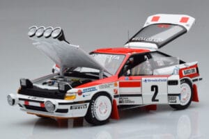 Toyota Celica GT-Four ST165 #2 C. Sainz / L. Moya Winner Rally Monte Carlo 1991 Kyosho 1:18 08961B Metal — zdjęcie 2 z 12