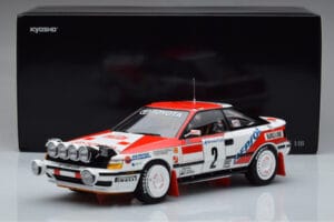 Toyota Celica GT-Four ST165 #2 C. Sainz / L. Moya Winner Rally Monte Carlo 1991 Kyosho 1:18 08961B Metal — zdjęcie 12 z 12