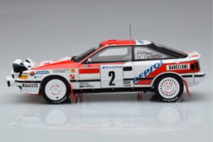 Toyota Celica GT-Four ST165 #2 C. Sainz / L. Moya Winner Rally Monte Carlo 1991 Kyosho 1:18 08961B Metal — zdjęcie 4 z 12