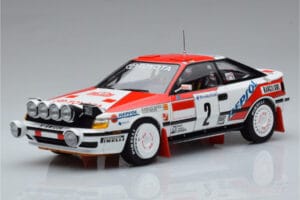 Toyota Celica GT-Four ST165 #2 C. Sainz / L. Moya Winner Rally Monte Carlo 1991 Kyosho 1:18 08961B Metal