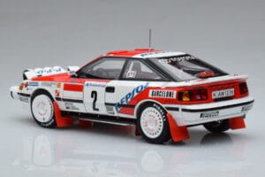 Toyota Celica GT-Four ST165 #2 C. Sainz / L. Moya Winner Rally Monte Carlo 1991 Kyosho 1:18 08961B Metal — zdjęcie 6 z 12