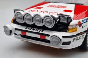 Toyota Celica GT-Four ST165 #2 C. Sainz / L. Moya Winner Rally Monte Carlo 1991 Kyosho 1:18 08961B Metal — zdjęcie 7 z 12