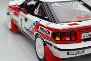 Toyota Celica GT-Four ST165 #2 C. Sainz / L. Moya Winner Rally Monte Carlo 1991 Kyosho 1:18 08961B Metal — zdjęcie 9 z 12