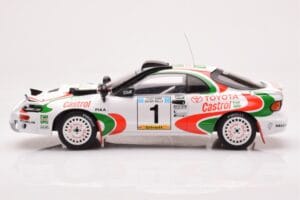 Toyota Celica Turbo 4WD ST185 #1 J. Kankkunen / J. Piironen Safari Rally 1993 IXO 1:18 18RMC150A Metal — zdjęcie 3 z 6