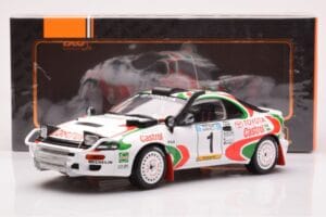 Toyota Celica Turbo 4WD ST185 #1 J. Kankkunen / J. Piironen Safari Rally 1993 IXO 1:18 18RMC150A Metal — zdjęcie 6 z 6