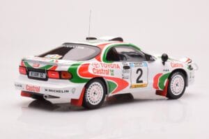 Toyota Celica Turbo 4WD ST185 #2 M. Alén / I. Kivimäki Safari Rally 1993 IXO 1:18 18RMC150B Metal — zdjęcie 2 z 6