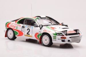 Toyota Celica Turbo 4WD ST185 #2 M. Alén / I. Kivimäki Safari Rally 1993 IXO 1:18 18RMC150B Metal — zdjęcie 4 z 6