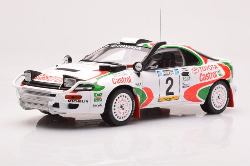Toyota Celica Turbo 4WD ST185 #2 M. Alén / I. Kivimäki Safari Rally 1993 IXO 1:18 18RMC150B Metal