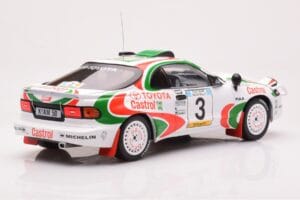 Toyota Celica Turbo 4WD ST185 #3 I. Duncan / R. Virtanen Safari Rally 1994 IXO 1:18 18RMC150C Metal — zdjęcie 2 z 6