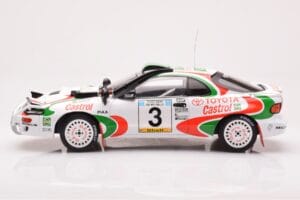 Toyota Celica Turbo 4WD ST185 #3 I. Duncan / R. Virtanen Safari Rally 1994 IXO 1:18 18RMC150C Metal — zdjęcie 3 z 6