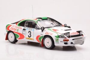 Toyota Celica Turbo 4WD ST185 #3 I. Duncan / R. Virtanen Safari Rally 1994 IXO 1:18 18RMC150C Metal — zdjęcie 4 z 6