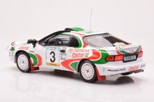 Toyota Celica Turbo 4WD ST185 #3 I. Duncan / R. Virtanen Safari Rally 1994 IXO 1:18 18RMC150C Metal — zdjęcie 5 z 6