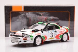 Toyota Celica Turbo 4WD ST185 #3 I. Duncan / R. Virtanen Safari Rally 1994 IXO 1:18 18RMC150C Metal — zdjęcie 6 z 6