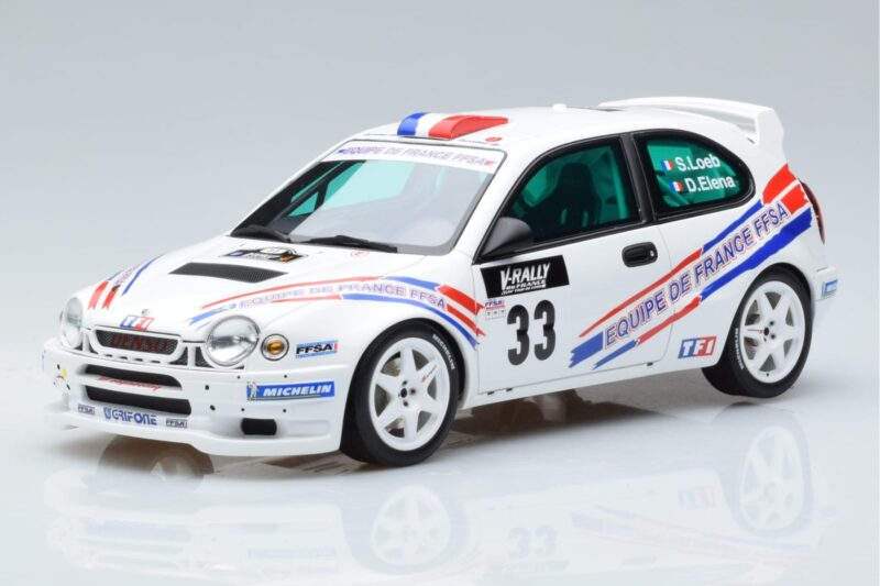 Toyota Corolla WRC #33 S. Loeb / D. Elena Rally Tour de Corse 2000 Otto 1:18 OT996 Żywica