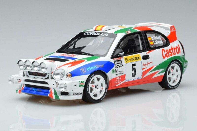 Toyota Corolla WRC #4 C. Sainz / L. Moya Rally Monte Carlo Winner 1998 Otto 1:18 OT395 Żywica