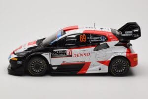 Toyota GR Yaris Rally1 #69 K. Rovanpera / J. Halttunen Rally Monte Carlo World Champion 2023 IXO 1:18 18RMC152B Metal — zdjęcie 3 z 6