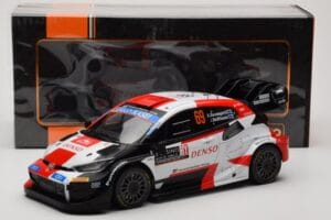 Toyota GR Yaris Rally1 #69 K. Rovanpera / J. Halttunen Rally Monte Carlo World Champion 2023 IXO 1:18 18RMC152B Metal — zdjęcie 6 z 6