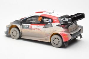 Toyota GR Yaris Rally1 #69 K. Rovanpera / J. Halttunen Safari Rally Kenya 2023 Dirty Version IXO 1:18 18RMC173B Metal — zdjęcie 5 z 6