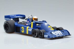 Tyrrell P34 Elf #3 J. Scheckter Winner Sweden GP 1976 MCG 1:18 MCG18614F Metal — zdjęcie 4 z 6