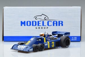 Tyrrell P34 Elf #3 J. Scheckter Winner Sweden GP 1976 MCG 1:18 MCG18614F Metal — zdjęcie 6 z 6