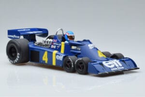 Tyrrell P34 Elf #4 P. Depailler Sweden GP 1976 MCG 1:18 MCG18615F Metal — zdjęcie 4 z 6