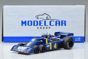Tyrrell P34 Elf #4 P. Depailler Sweden GP 1976 MCG 1:18 MCG18615F Metal — zdjęcie 6 z 6