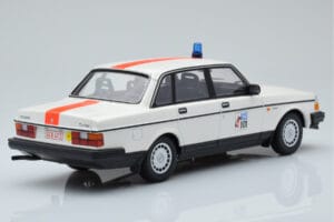 Volvo 240 GL Policja Belgia Minichamps 1:18 155171492 Metal — zdjęcie 2 z 6