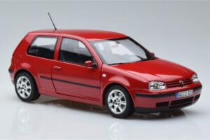 Volkswagen Golf Mk4 Czerwony Norev 1:18 188573 Metal — zdjęcie 5 z 7