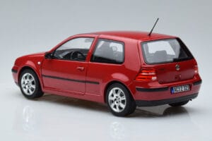 Volkswagen Golf Mk4 Czerwony Norev 1:18 188573 Metal — zdjęcie 6 z 7