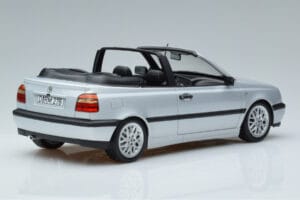 Volkswagen Golf Mk3 Kabriolet Srebrny Norev 1:18 188468 Metal — zdjęcie 2 z 6