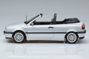 Volkswagen Golf Mk3 Kabriolet Srebrny Norev 1:18 188468 Metal — zdjęcie 3 z 6