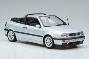 Volkswagen Golf Mk3 Kabriolet Srebrny Norev 1:18 188468 Metal — zdjęcie 4 z 6