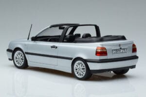 Volkswagen Golf Mk3 Kabriolet Srebrny Norev 1:18 188468 Metal — zdjęcie 5 z 6