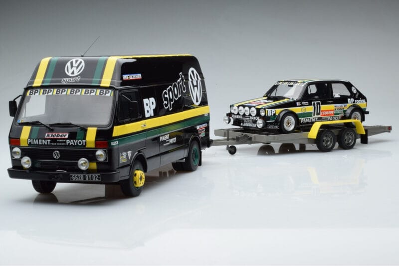 Volkswagen LT35 + Golf 1 GTI Group 2 Black Otto 1:18 OT353 Żywica