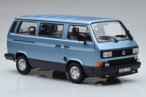 Volkswagen T3 Multivan Niebieski Norev 1:18 188544 Metal — zdjęcie 4 z 6