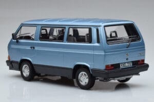 Volkswagen T3 Multivan Niebieski Norev 1:18 188544 Metal — zdjęcie 5 z 6