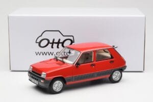 Renault 5 GTL Czerwony Otto 1:18 OT1147 Żywica — zdjęcie 6 z 6