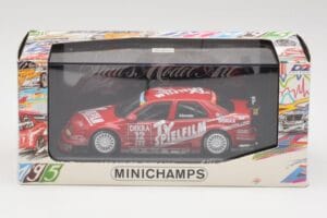 Alfa Romeo 155 V6 #12 M. Alboreto DTM 1995 Minichamps 1:43 430950312 Metal — zdjęcie 4 z 4