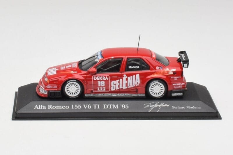 Alfa Romeo 155 V6 TI #18 Euroteam Modena DTM 1995 Minichamps 1:43 430950318 Metal