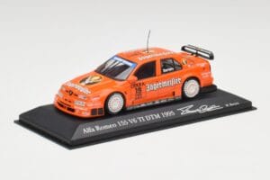 Alfa Romeo 155 V6 TI #19 Jagermeister M. Bartels DTM 1995 Minichamps 1:43 430950219 Metal — zdjęcie 2 z 4